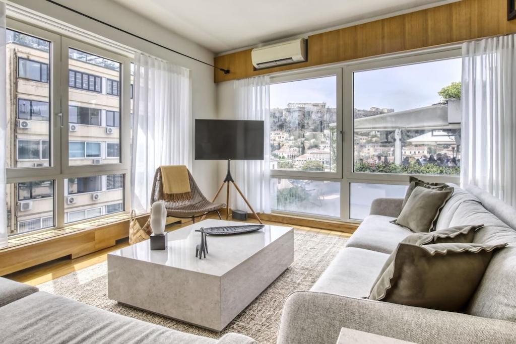 雅典Sunny Luxury Loft,Stunning Acropolis View, Jacuzzi公寓 外观 照片